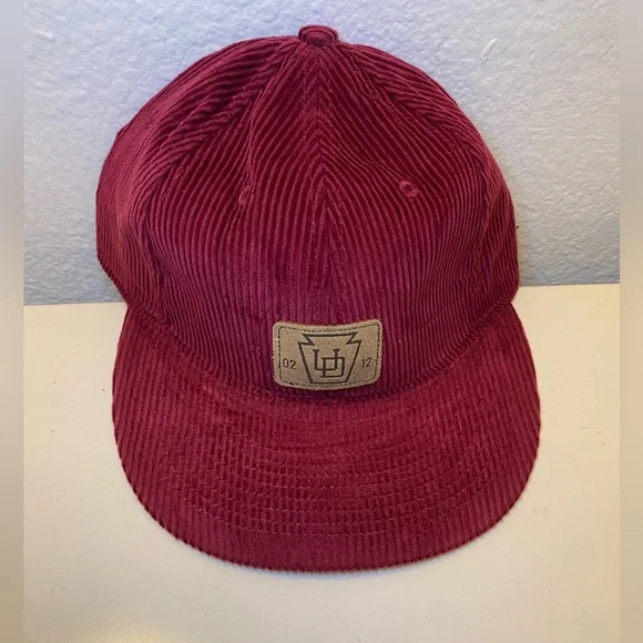 Corduroy Maroon Ebbets field flannels vintage ballcap